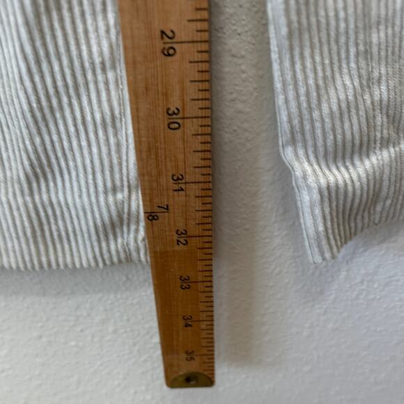 NWT Brunello Cucinelli Oversize Sand Beige Front Pleat Wide Leg Corduroy Pant 12 - Picture 15 of 16